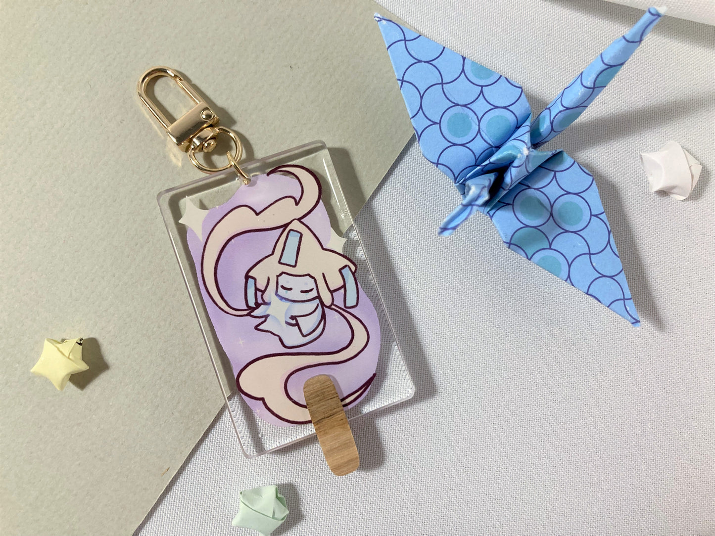 Jirachi Ice Lolly Acrylic Charm