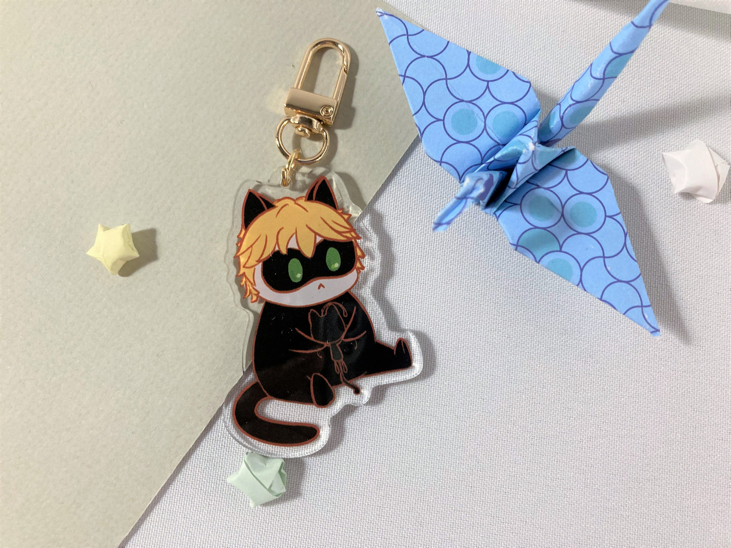 Baby Chat Noir Acrylic Charm
