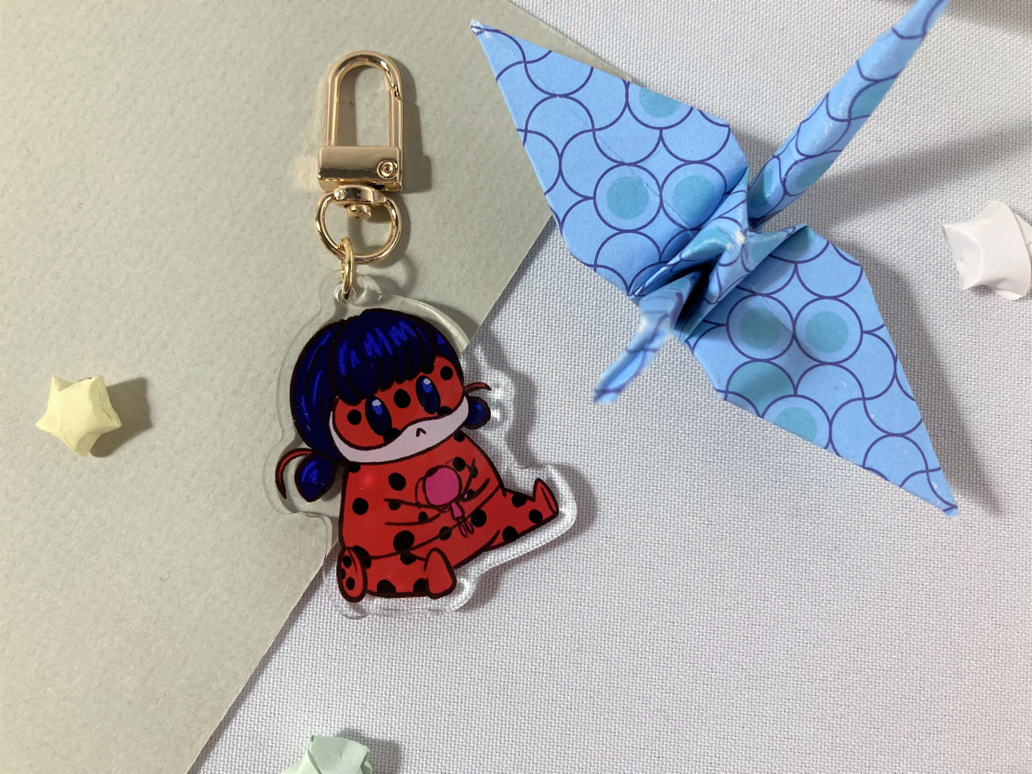 Baby Ladybug Acrylic Charm