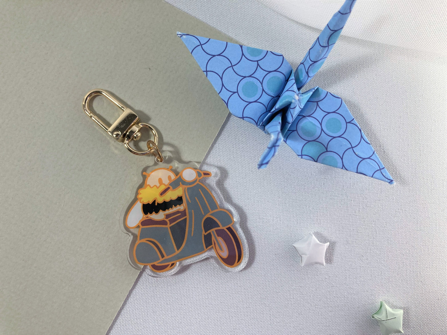 Moped Bee Charm