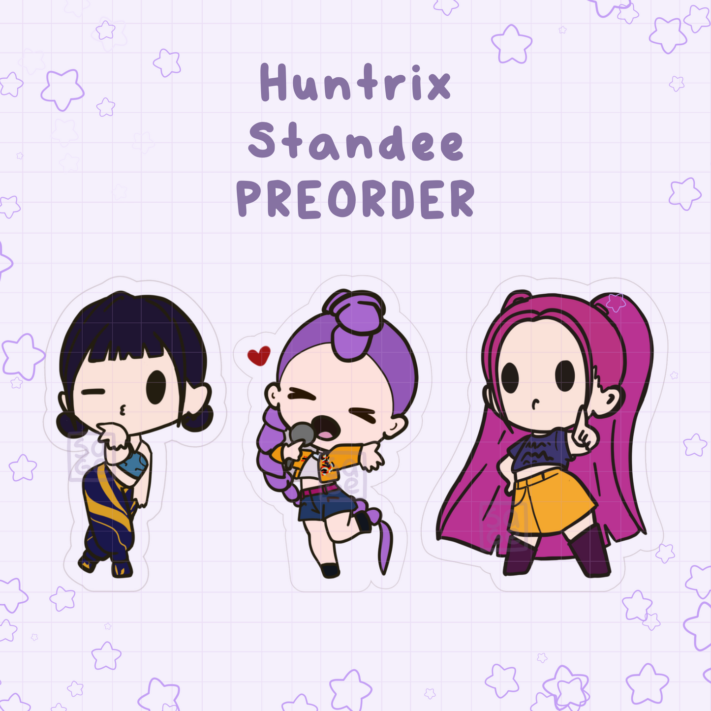 PREORDER Huntrix Girls - Standees