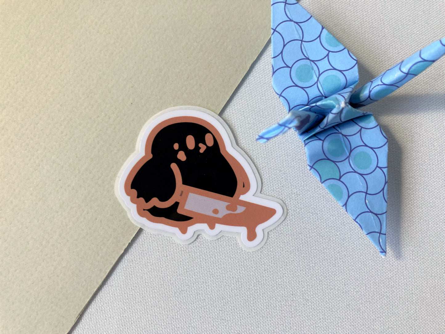 God Killer Crow Stickers