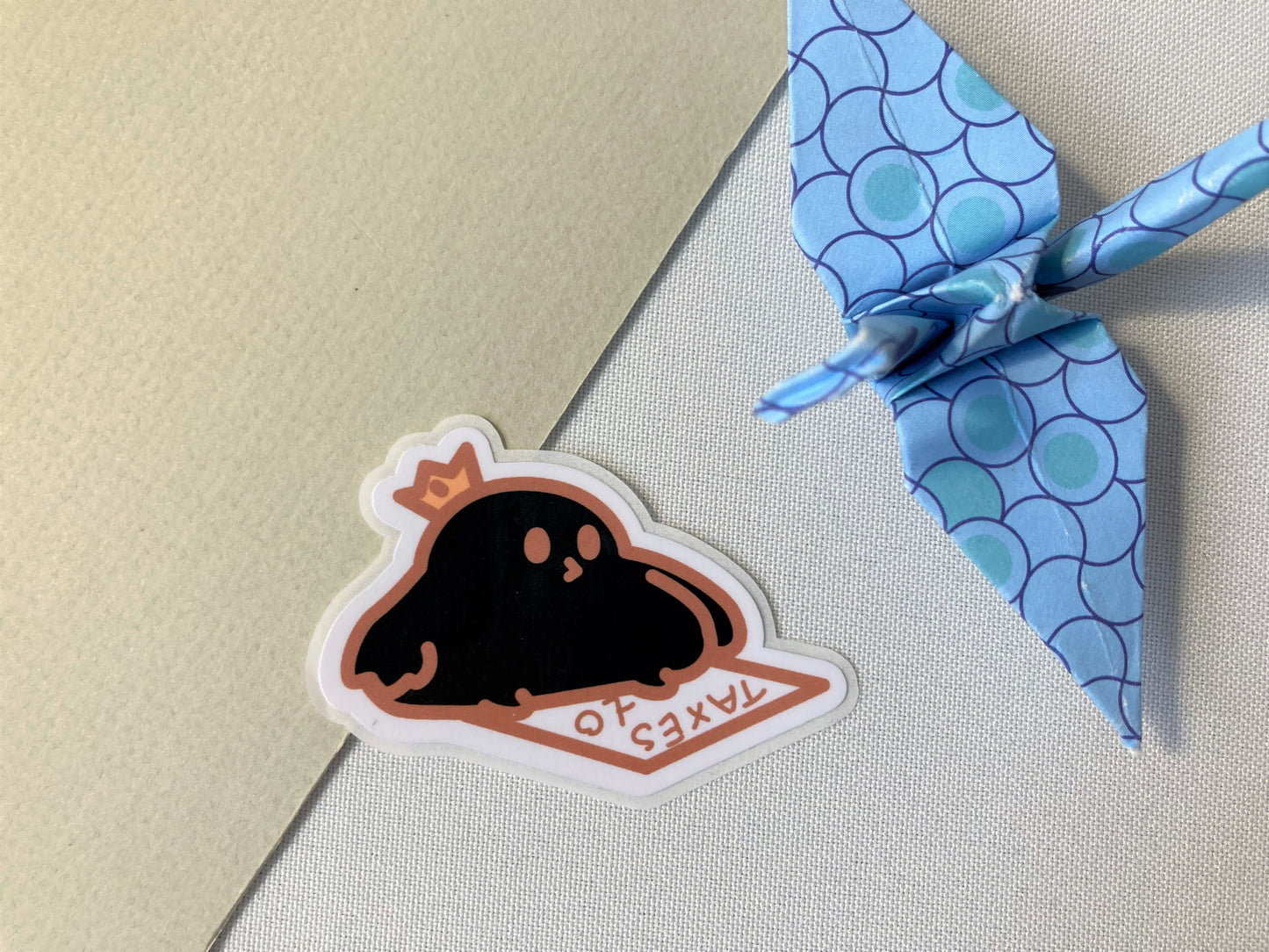 Tax Evasion Crow Stickers