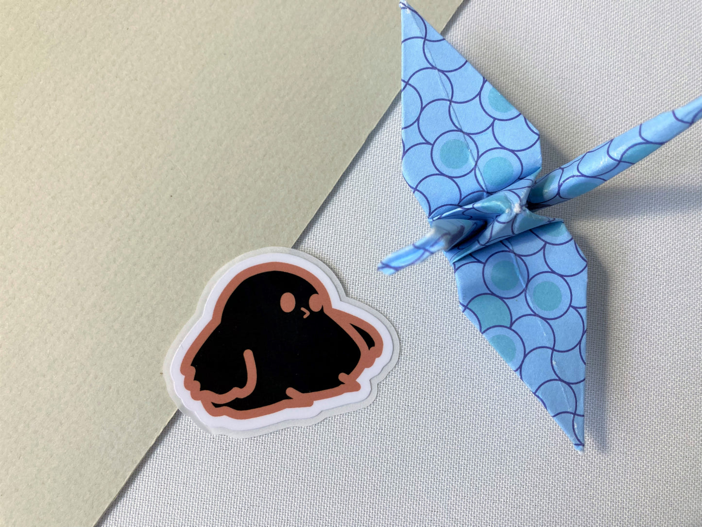 Sad Crow Stickers