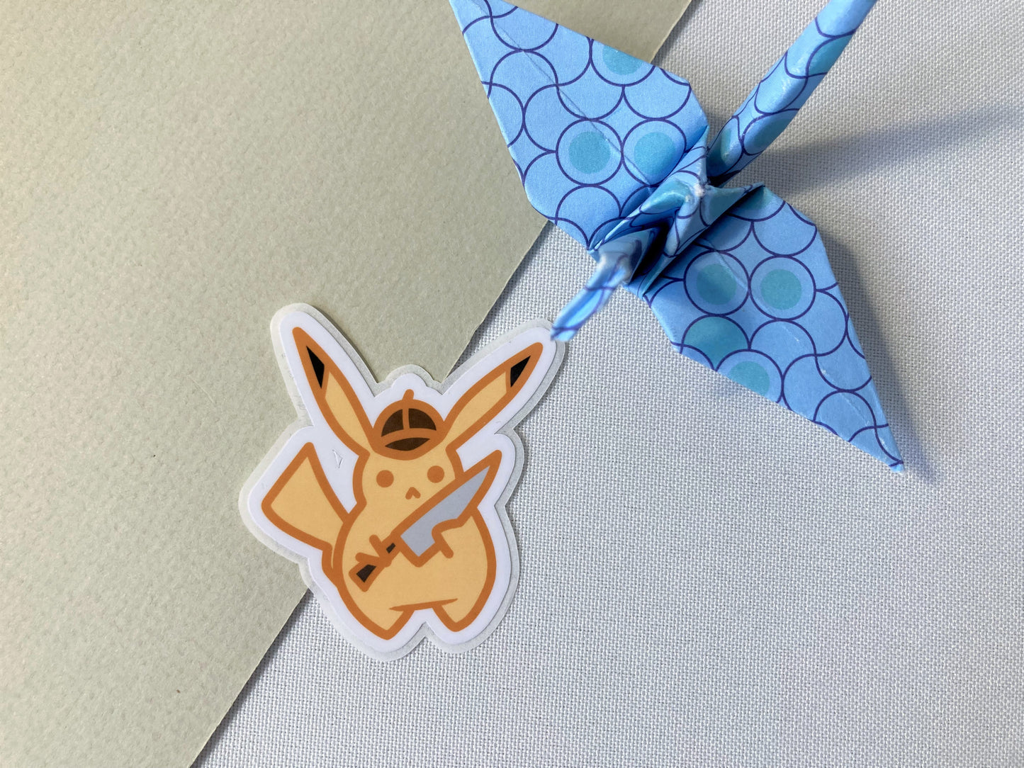 Knife Pikachu Stickers