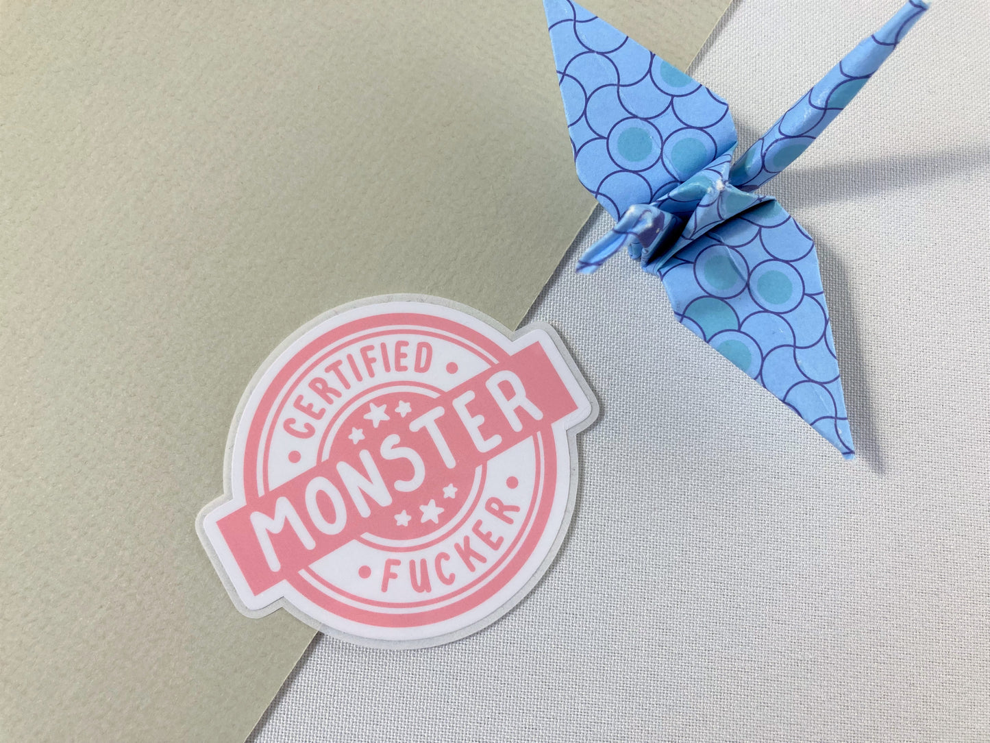 Certified Monster Fucker Stickers