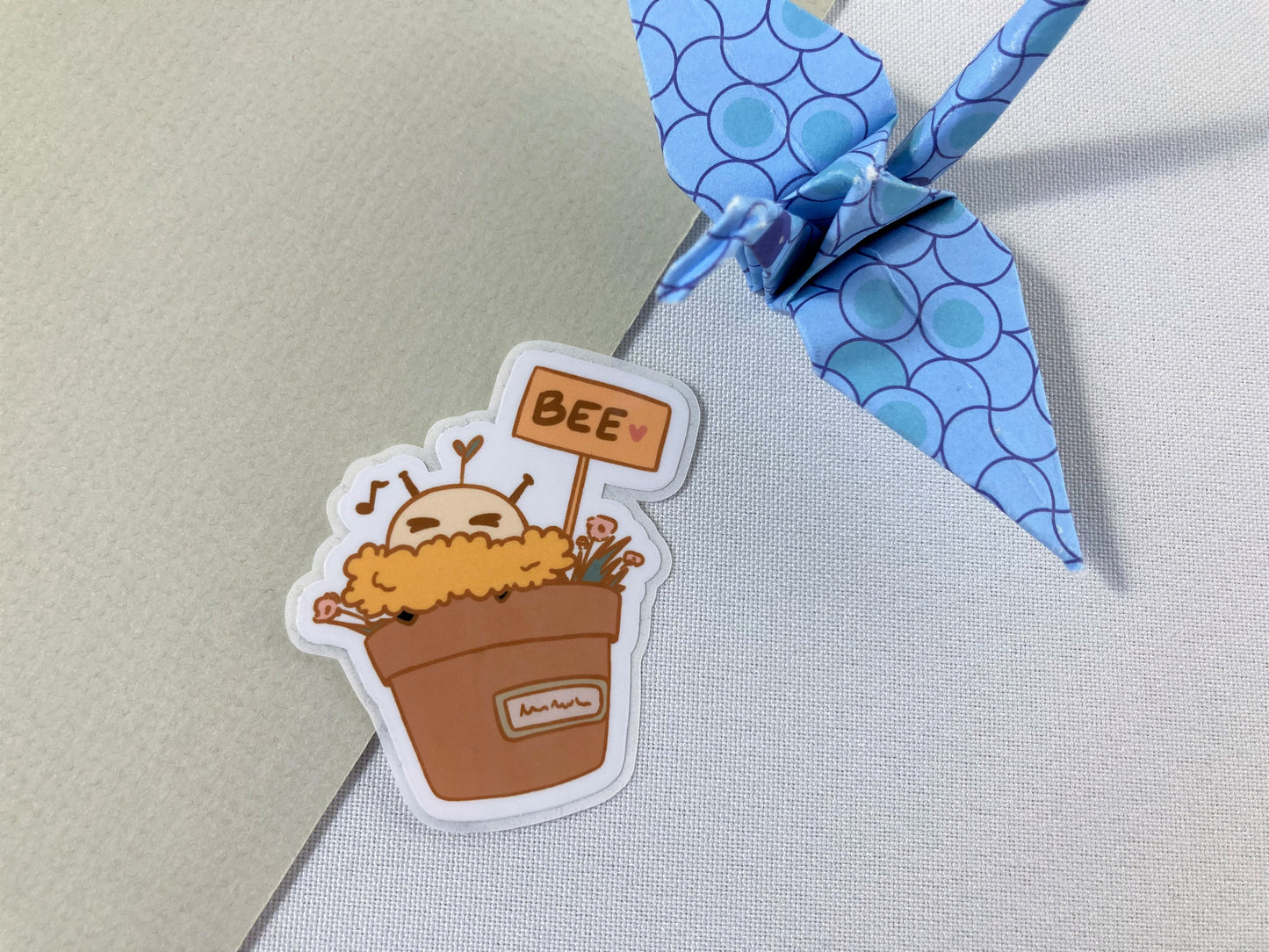 Plant Bee Stickers