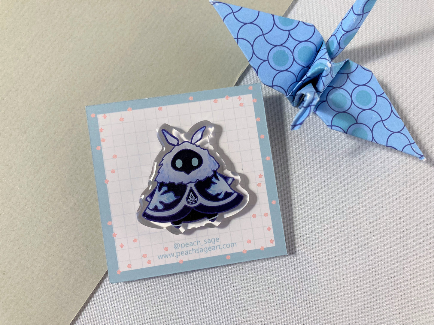 Cryo Abyss Mage Acrylic Pin