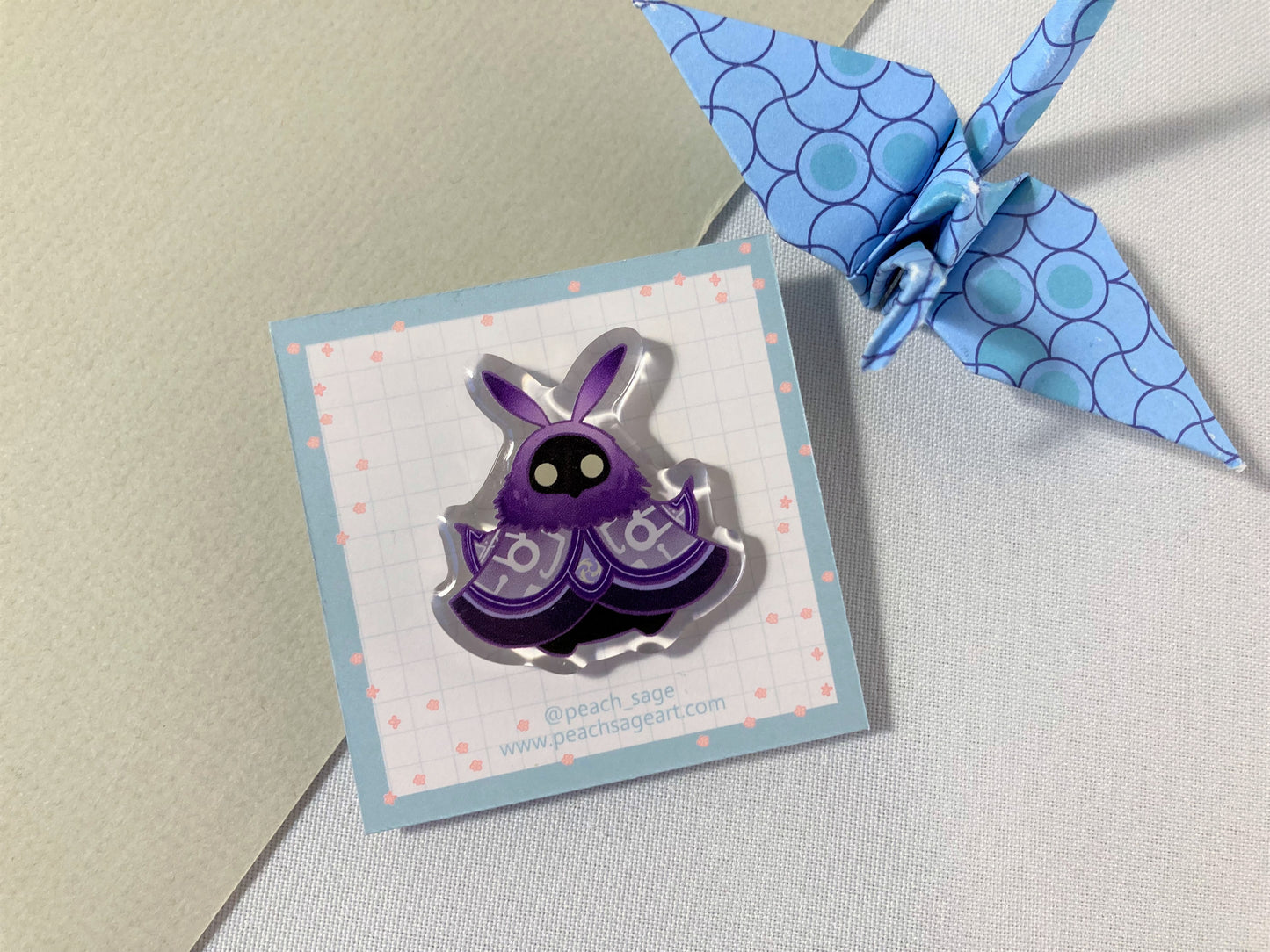 Electro Abyss Mage Acrylic Pin