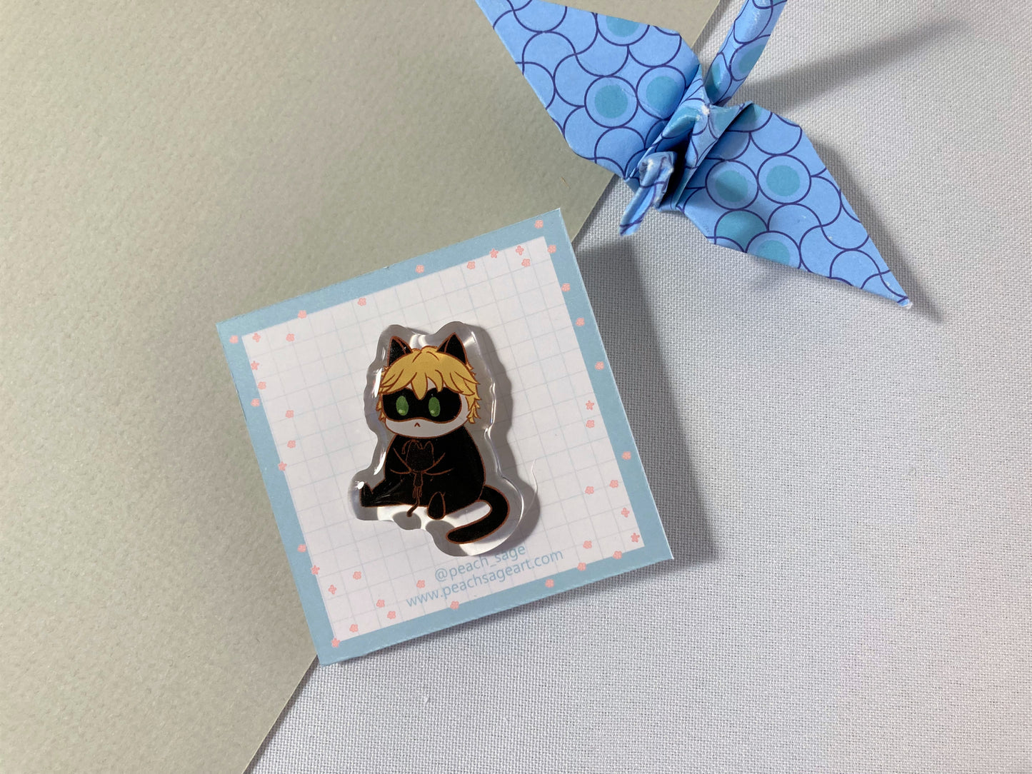 Baby Chat Noir Acrylic Pin