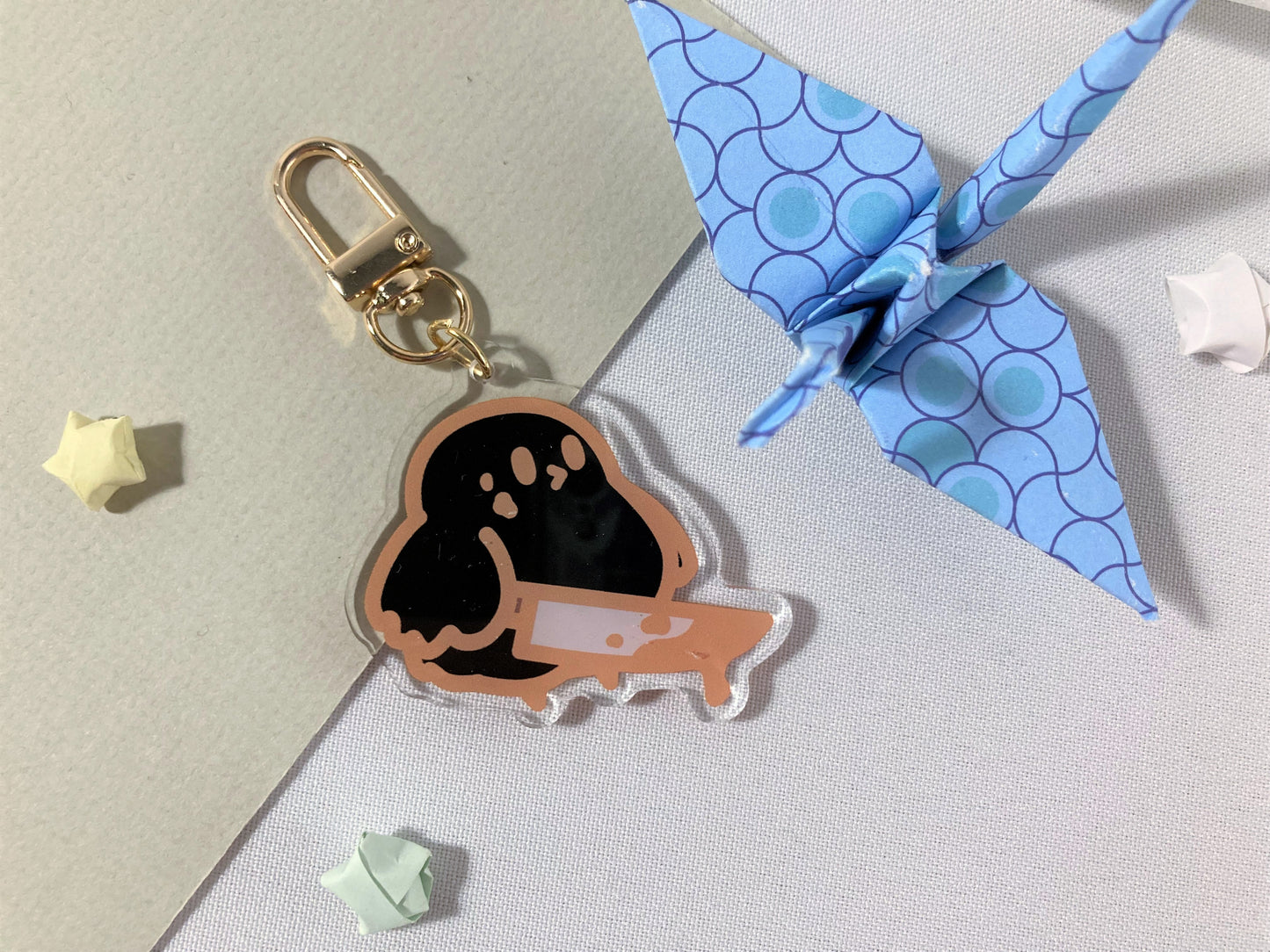God Killer Crow Acrylic Charm