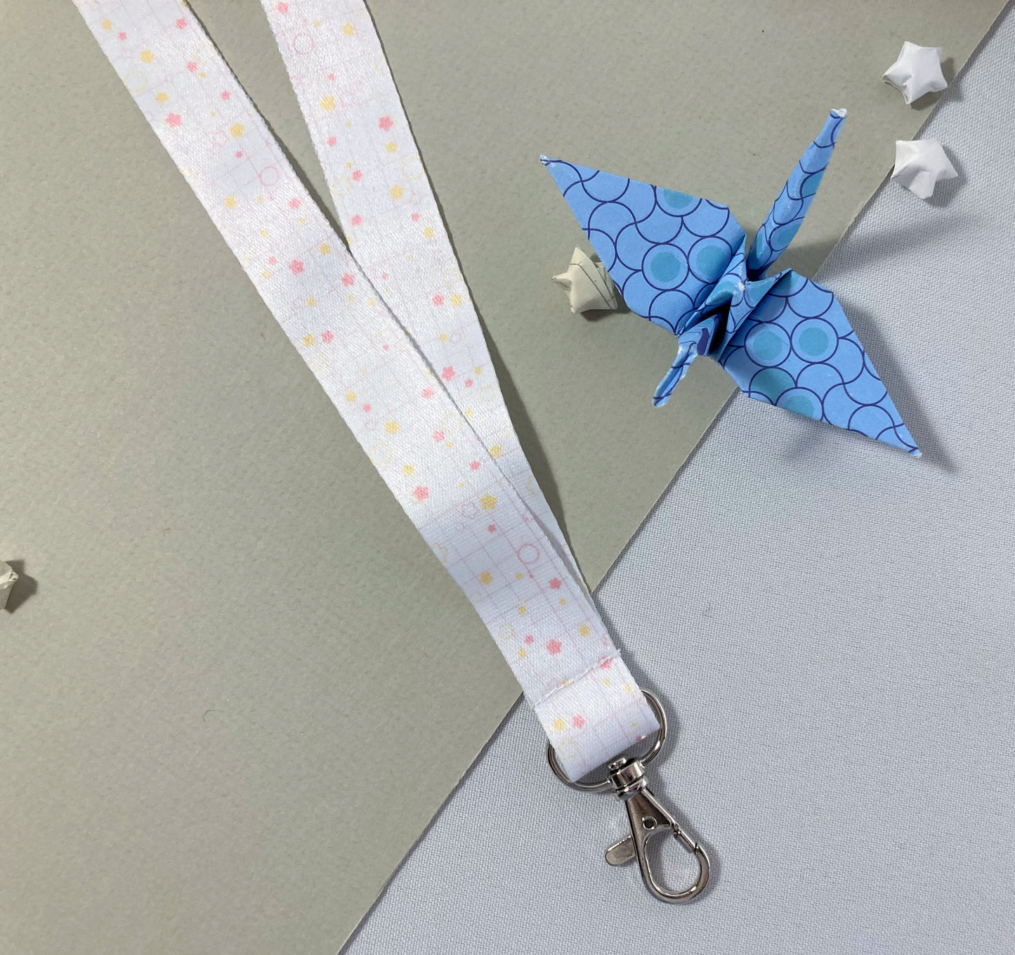 Stars & Grid Lanyard