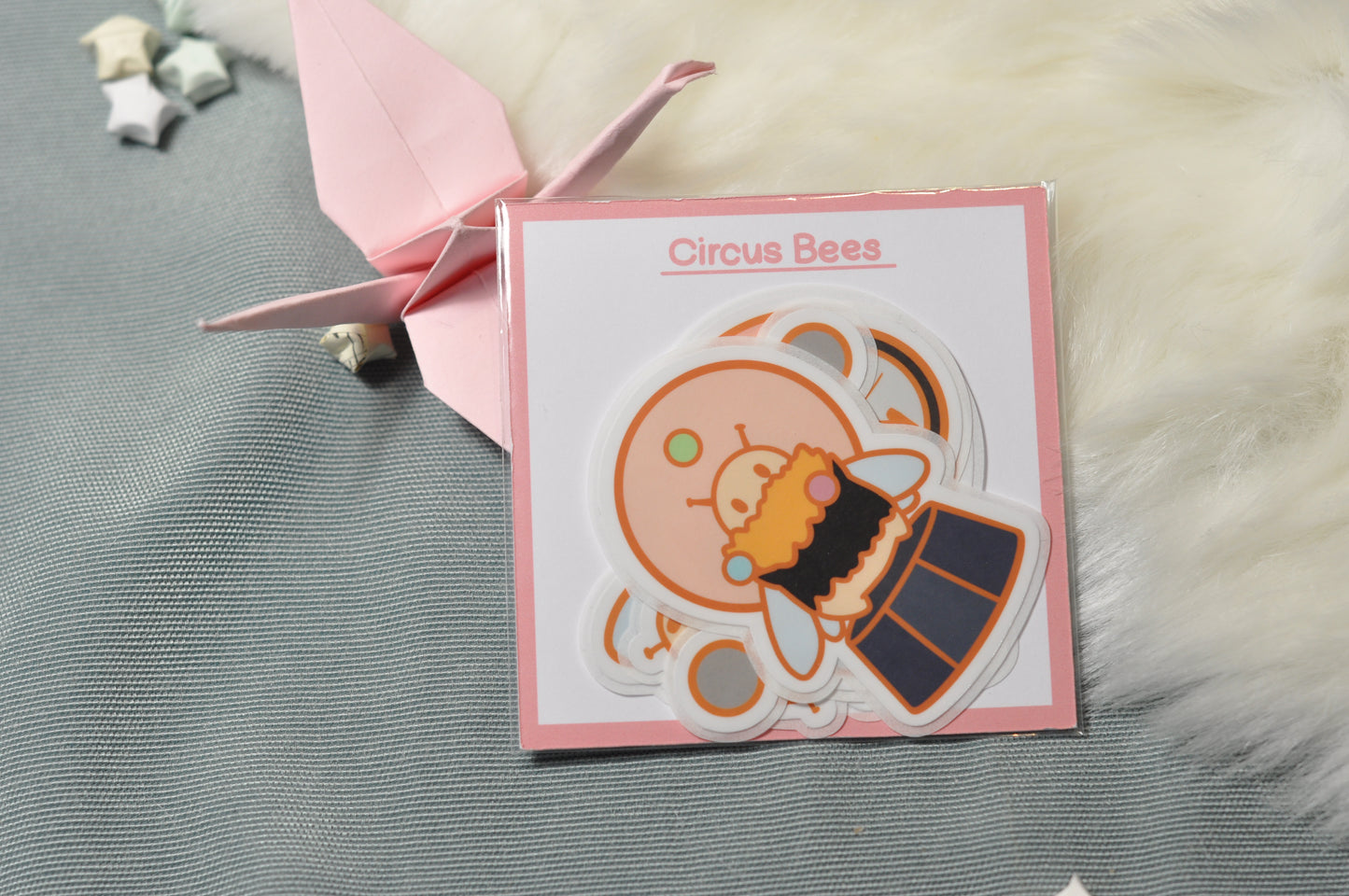 Circus Bees Sticker Pack