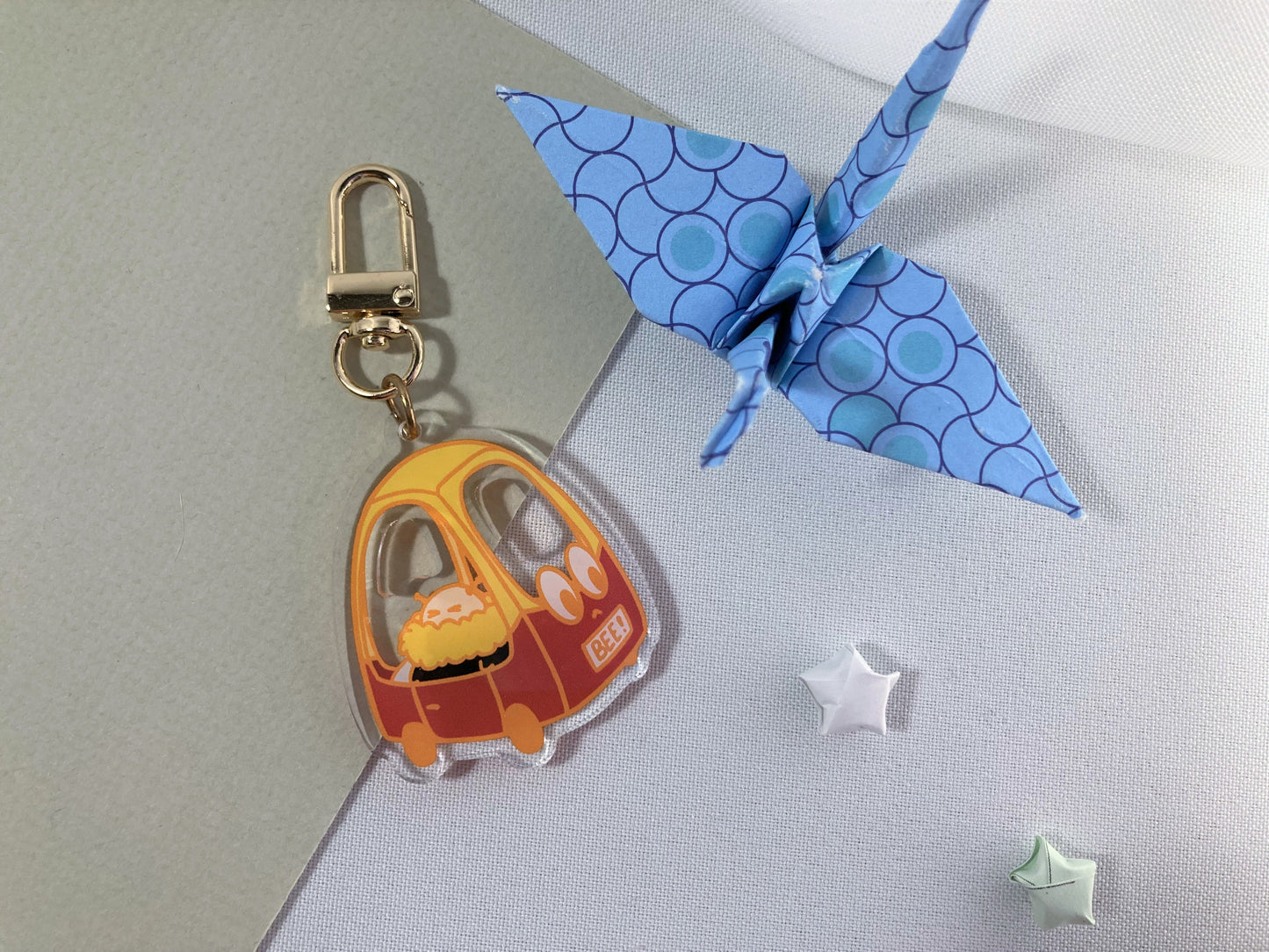 Toy Car Bee Charm