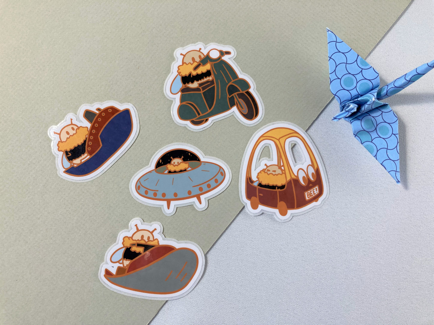 Vehicle Bees Sticker Pack