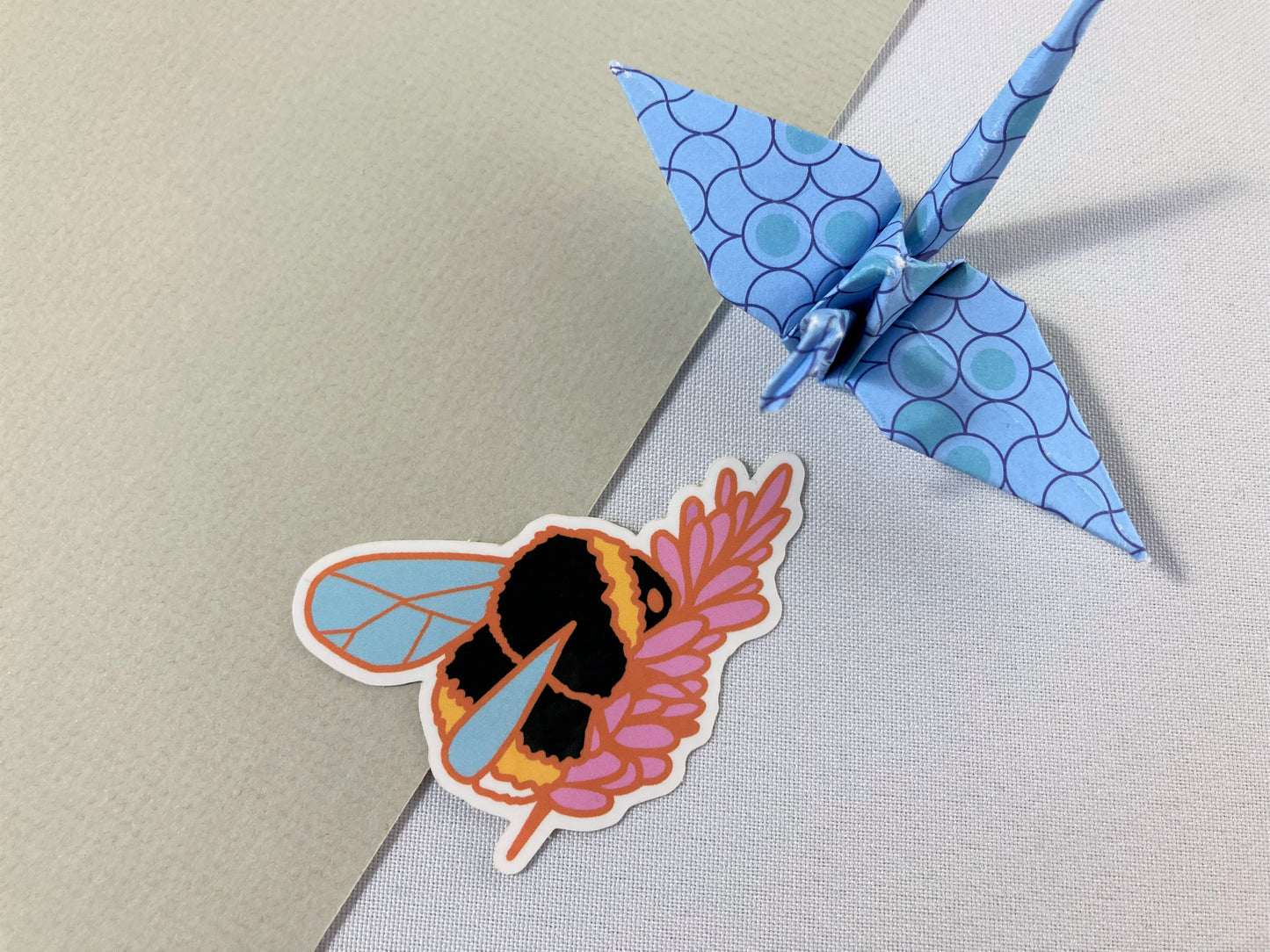 Lavender Bee Sticker